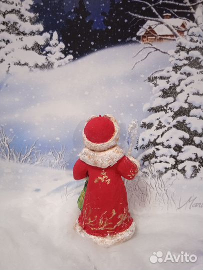 Ёлочная ватная игрушка 