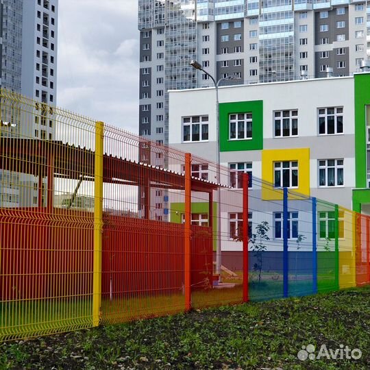 Ограждение участков детского сада в Торопце