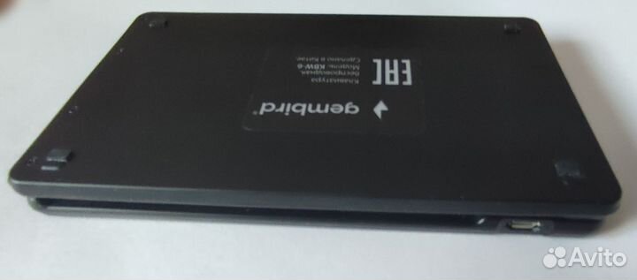 Беспроводная клавиатура gembird KBW-6