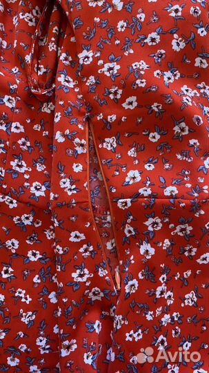 Летнее платье крестьянка