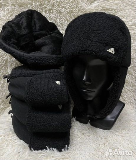 Шапка ушанка мужская