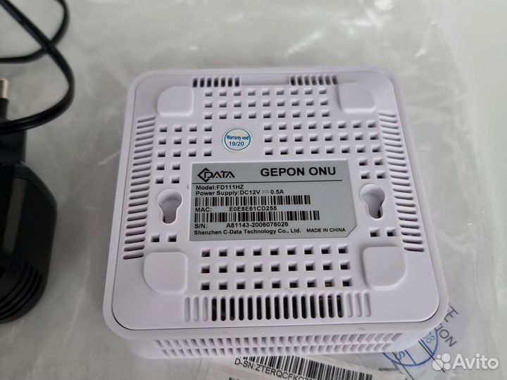 One epon оптический абонентский терминал