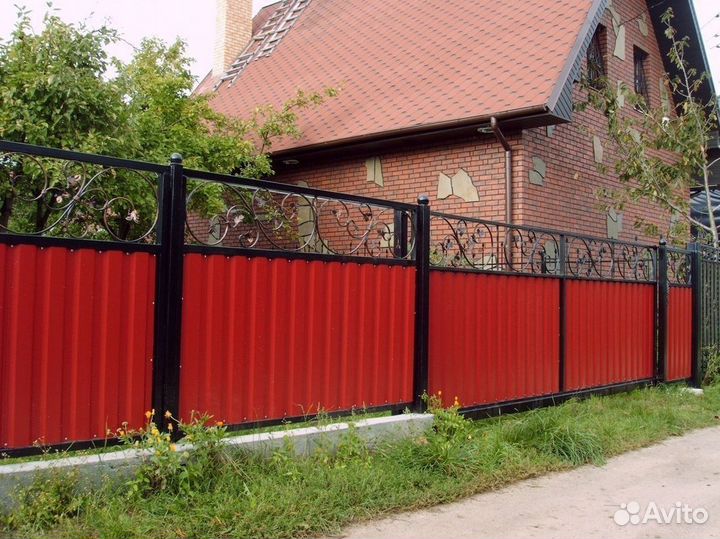 Забор из профлиста