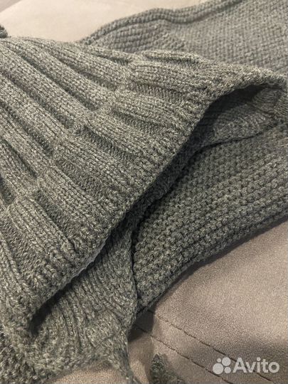 Шапка и снуд демисозонные шерсть осень зима