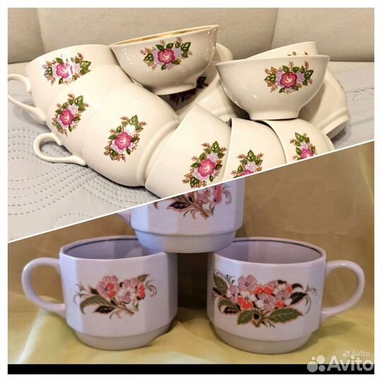 Посуда Чайные чашки СССР, Полонное