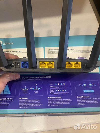 Wifi роутер tp link archer c80 1гбит/с