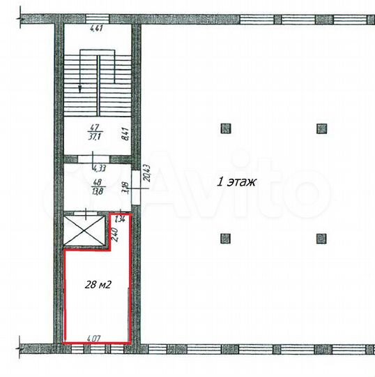 Торговая площадь, 1100 м²