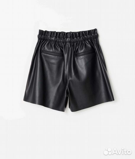 Кожаные шорты для девочки 152