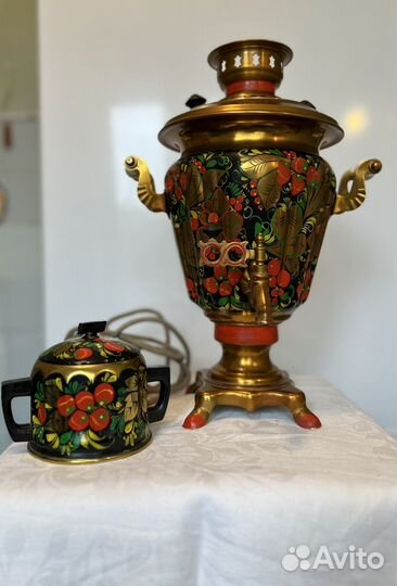 Самовар электрический гжель