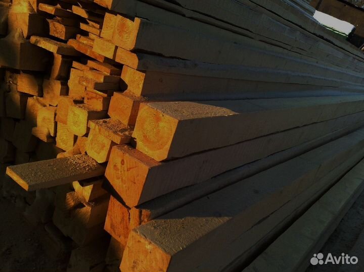 Строительные материалы: Брус из сосны