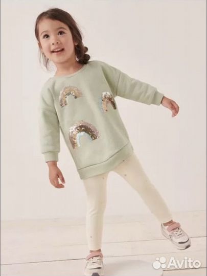 Костюм Next свитшот и лосины 5-6 лет