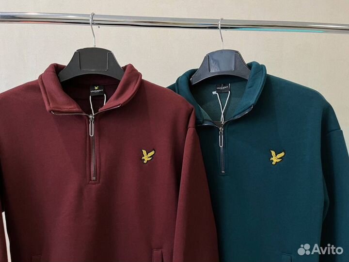 Кофта полузамок lyle scott