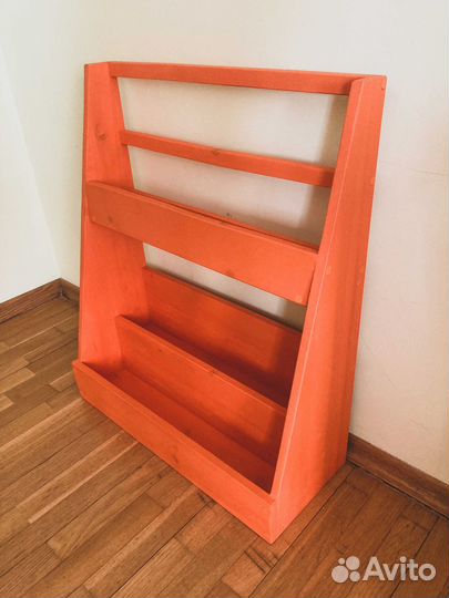 Детская полка для книг Монтессори