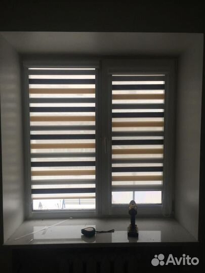 Установка жалюзи