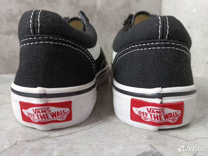 Кеды Vans с белой подошвой