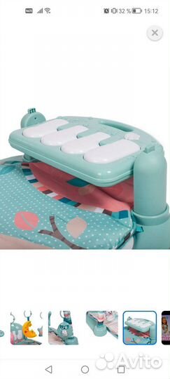 Развивающий коврик с пианино