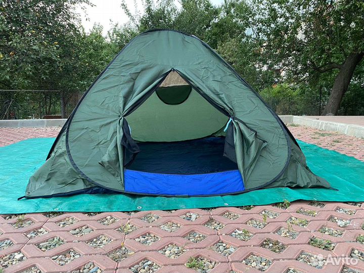 Палатка трёхместная 2х2м автоматическая
