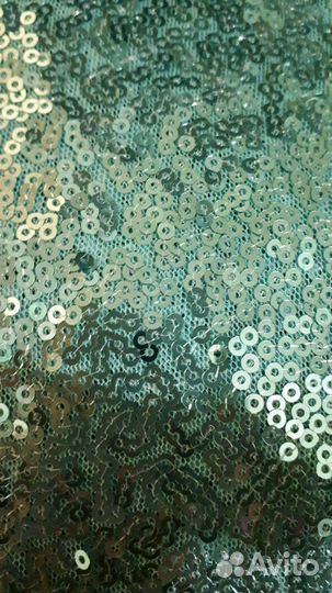 Блестящая ткань, паетки