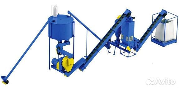 Линия гранулирования опила 2000 кг/час