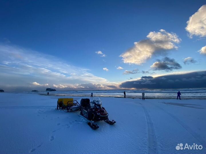 Снегоходная экскурсия на мыс Маячный