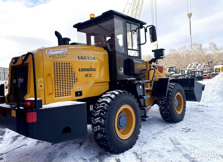 Фронтальный погрузчик Lonking LG833N, 2023