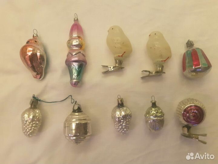 Елочные игрушки СССР