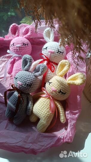 Мягкая игрушка заяц ручной работы