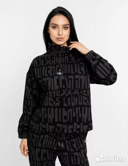 Спортивный костюм женский теплый 48