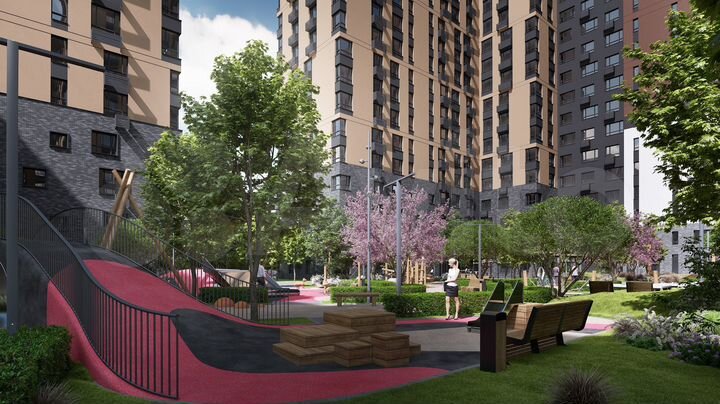 1-к. квартира, 45,3 м², 9/17 эт.