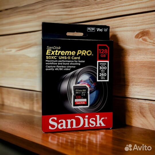 SanDisk Extreme PRO sdxc UHS-II V90 128GB 300MB/s
