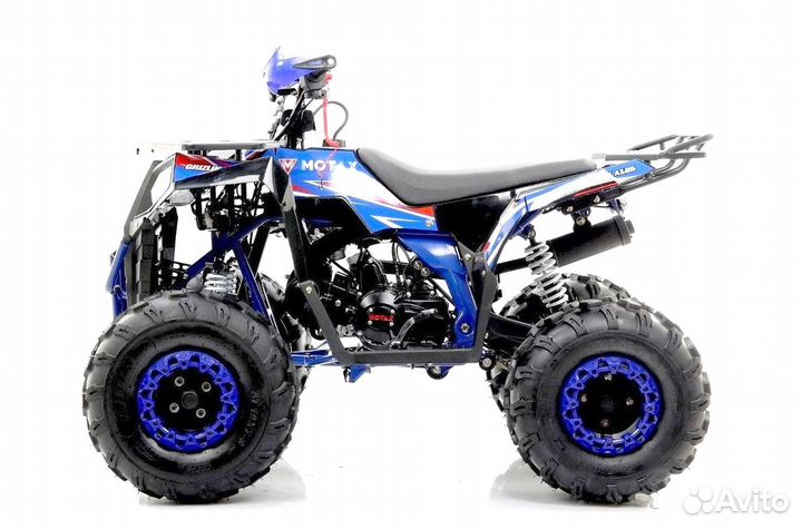 Квадроцикл детский 125 кубов Grizlik A125 синий