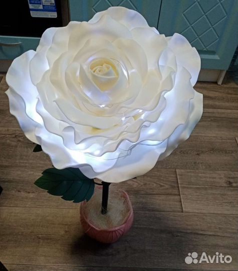 Роза, ночник, цветок, торшер, светильник