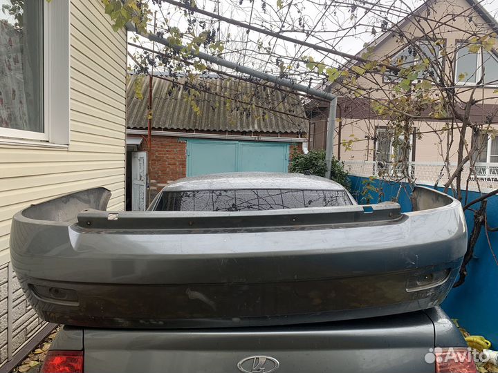 Задний бампер priora