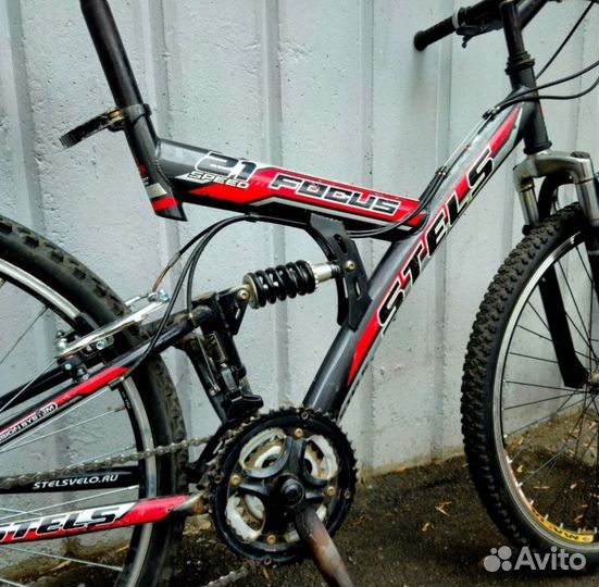 Горный велосипед двухподвес stels 26
