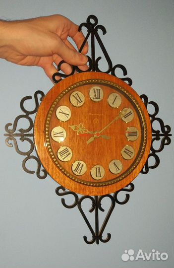 Советские настенные часы Янтарь