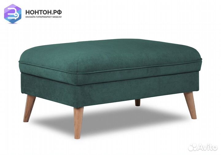 Банкетка Энн зелёная