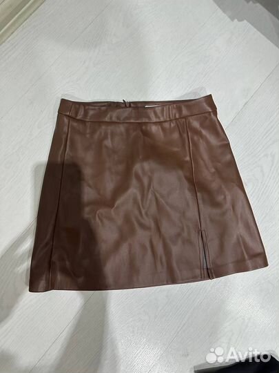 Кожаная юбка