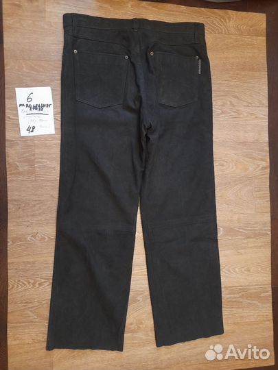 Брюки кожаные