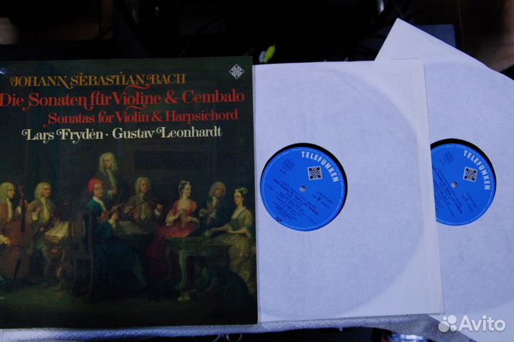Leonhardt Fryden Bach Бах винил пластинки