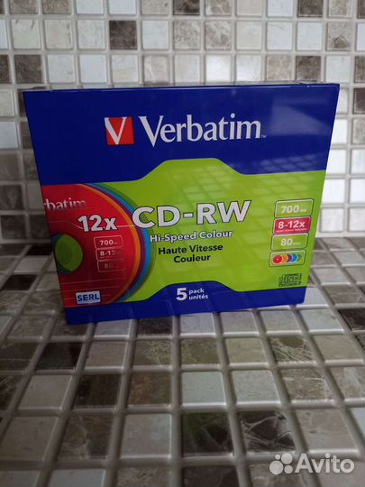 Cd rw диски Verbatim