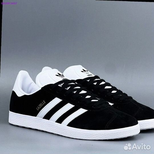 Кроссовки Adidas Gazelle Black (Арт.96483)