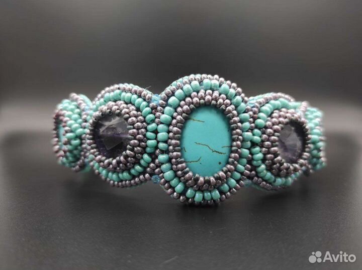 Ободок для волос ручной работы