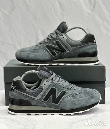 Кроссовки мужские new balance 574 серые