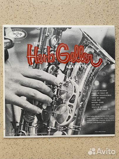Herb Geller/ Al Cohn - Zoot Sims/ LP Jazz