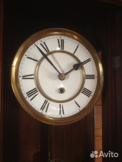 Часы Густав Беккер, настенные старинные, жильные