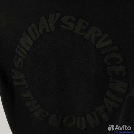 Худи Cavempt черное, оверсайз