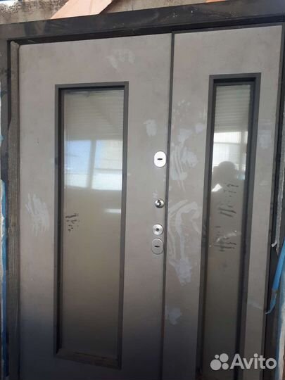 Дверь металлическая termo двухстворчатая 2мм