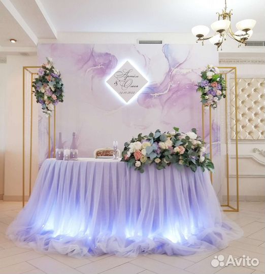 Декор свадебных залов