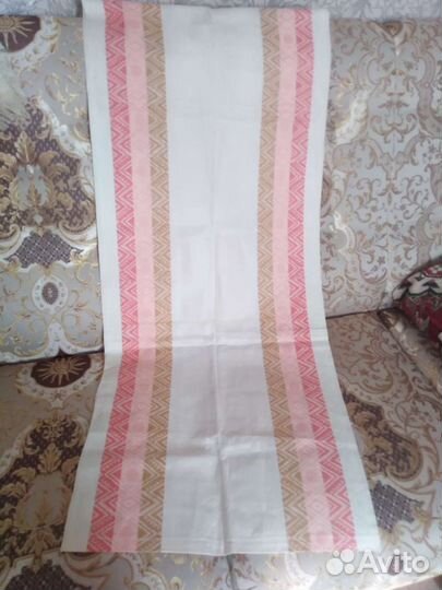 Новые Рушник бязь полотенце лен джакард СССР