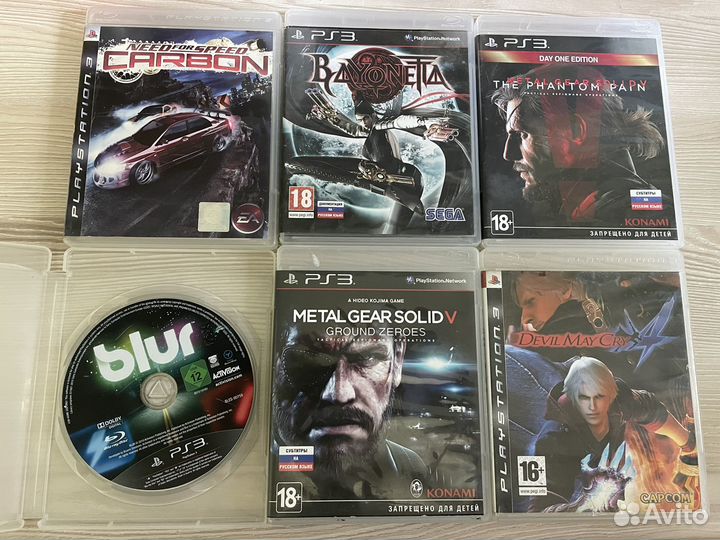 Редкие игры ps3 sega hitman fallout metal gear